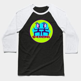 Gemini Zodiac Sign Baseball T-Shirt